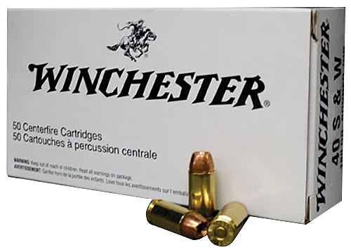 Winchester Ammo Q4369 Best Value 40 S&W 180 Gr Bonded Jacket Hollow Point 50 Bx