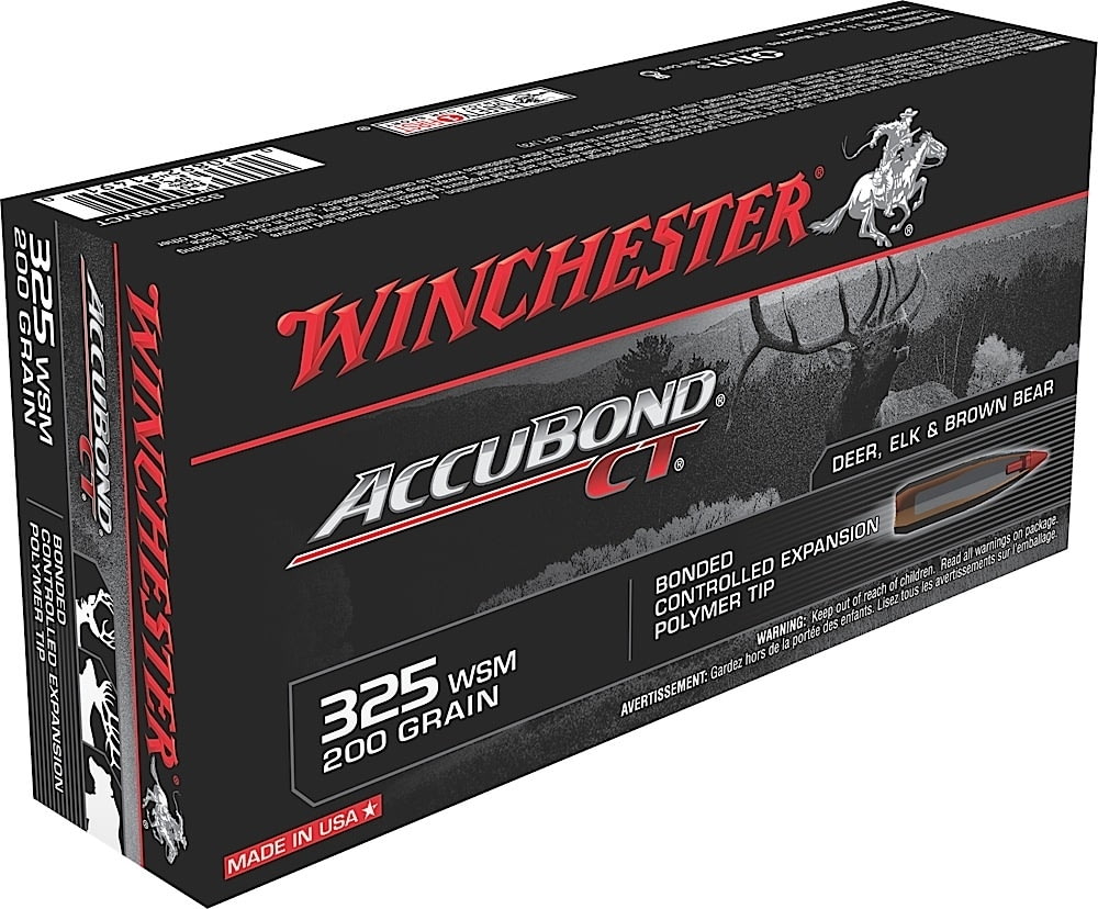 Winchester Ammo S325WSMCT Expedition Big Game 325 WSM 200 Gr AccuBond CT 20 Bx/