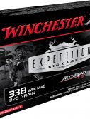 Winchester Ammo S338CT Expedition Big Game 338 Win Mag 225 Gr AccuBond CT 20 Bx