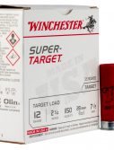 Winchester Ammo TRGT11507 Super Target 12 Gauge 1 Oz 7.5 Shot 25 Bx/ 10 Cs