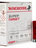 Winchester Ammo TRGT12507 Super Target 12 Gauge 2.75" 1 Oz 7.5 Shot 25 Bx/ 10 Cs