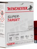 Winchester Ammo TRGT13507 Super Target 12 Gauge 2.75" 1 Oz 7.5 Shot 25 Bx/ 10 Cs