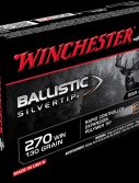 Winchester BALLISTIC SILVERTIP .270 Winchester 130 grain Fragmenting Polymer Tip Brass Cased Centerfire Rifle Ammunition