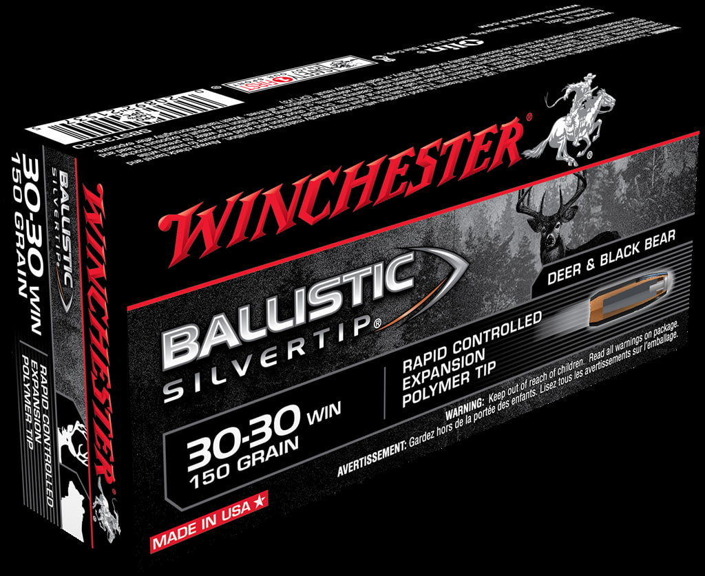 Winchester BALLISTIC SILVERTIP .30-30 Winchester 150 grain Fragmenting Polymer Tip Centerfire Rifle Ammunition