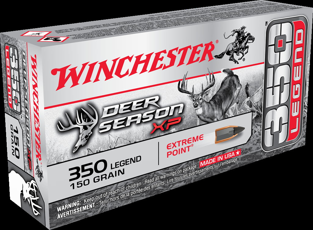 Winchester DEER SEASON XP .350 Legend 150 grain Extreme Point Polymer Tip Centerfire Rifle Ammunition