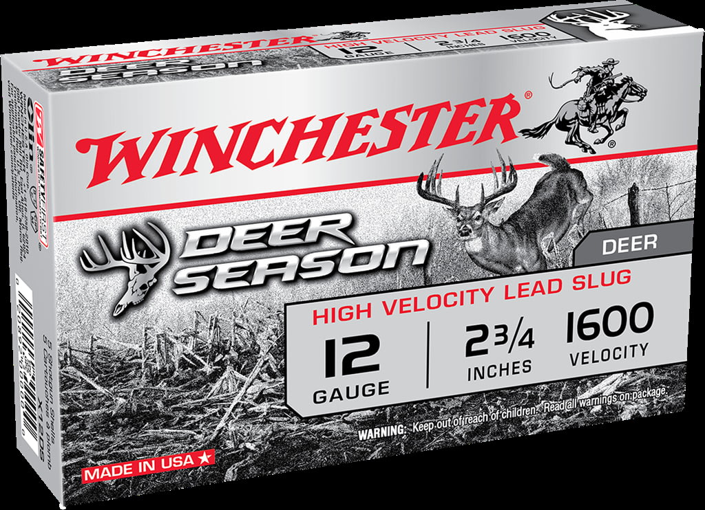 Winchester DEER SEASON XP 12 Gauge 1 1/4 oz 2.75" Centerfire Shotgun Slug Ammunition