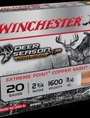 Winchester DEER SEASON XP- COPPER IMPACT 20 Gauge 3/4 oz 2.75" Centerfire Shotgun Slug Ammunition