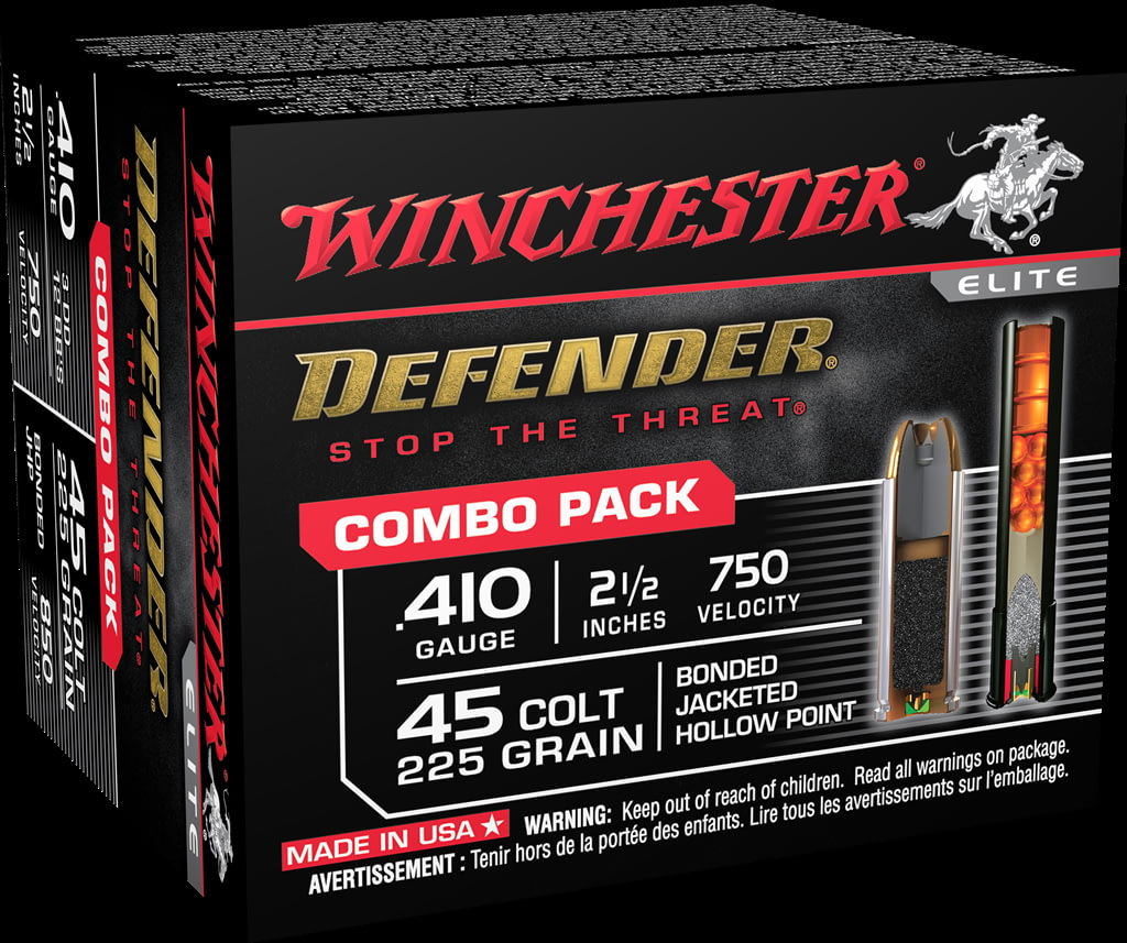 Winchester DEFENDER HANDGUN 410 Bore 225 grain 2.5" Centerfire Shotgun Ammunition