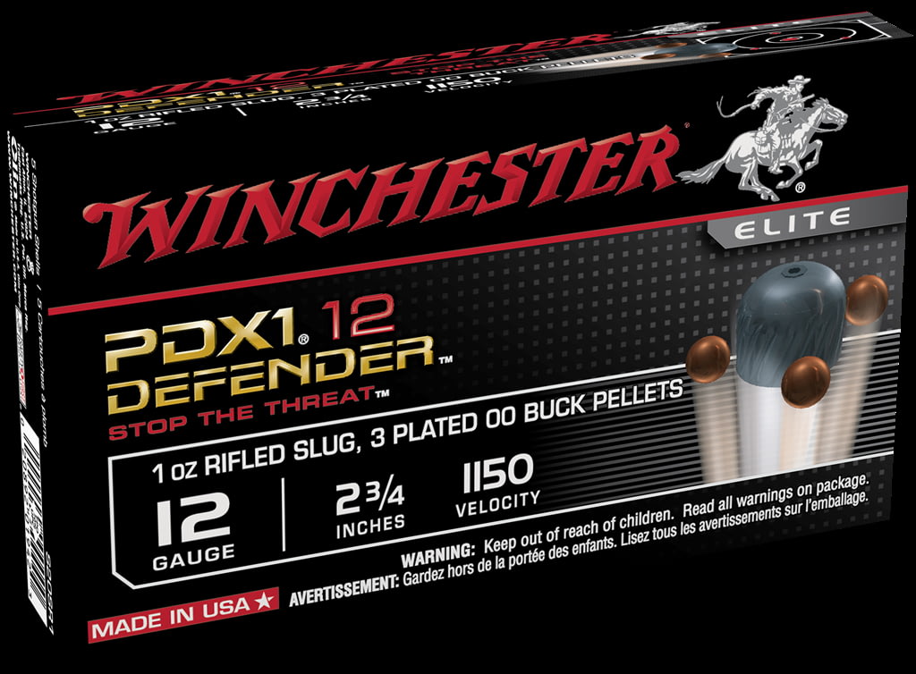 Winchester DEFENDER SHOTSHELL 12 Gauge 1 oz 2.75" Centerfire Shotgun Buckshot Ammunition
