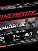 Winchester DOUBLE X 12 Gauge 9 Pellets 2.75" Centerfire Shotgun Buckshot Ammunition