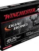 Winchester DUAL BOND .45-70 Government 375 grain Bonded Dual Jacket Centerfire Rifle Ammunition