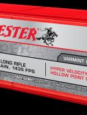 Winchester HYPER SPEED .22 Long Rifle 40 grain Copper Plated Hollow Point Rimfire Ammunition