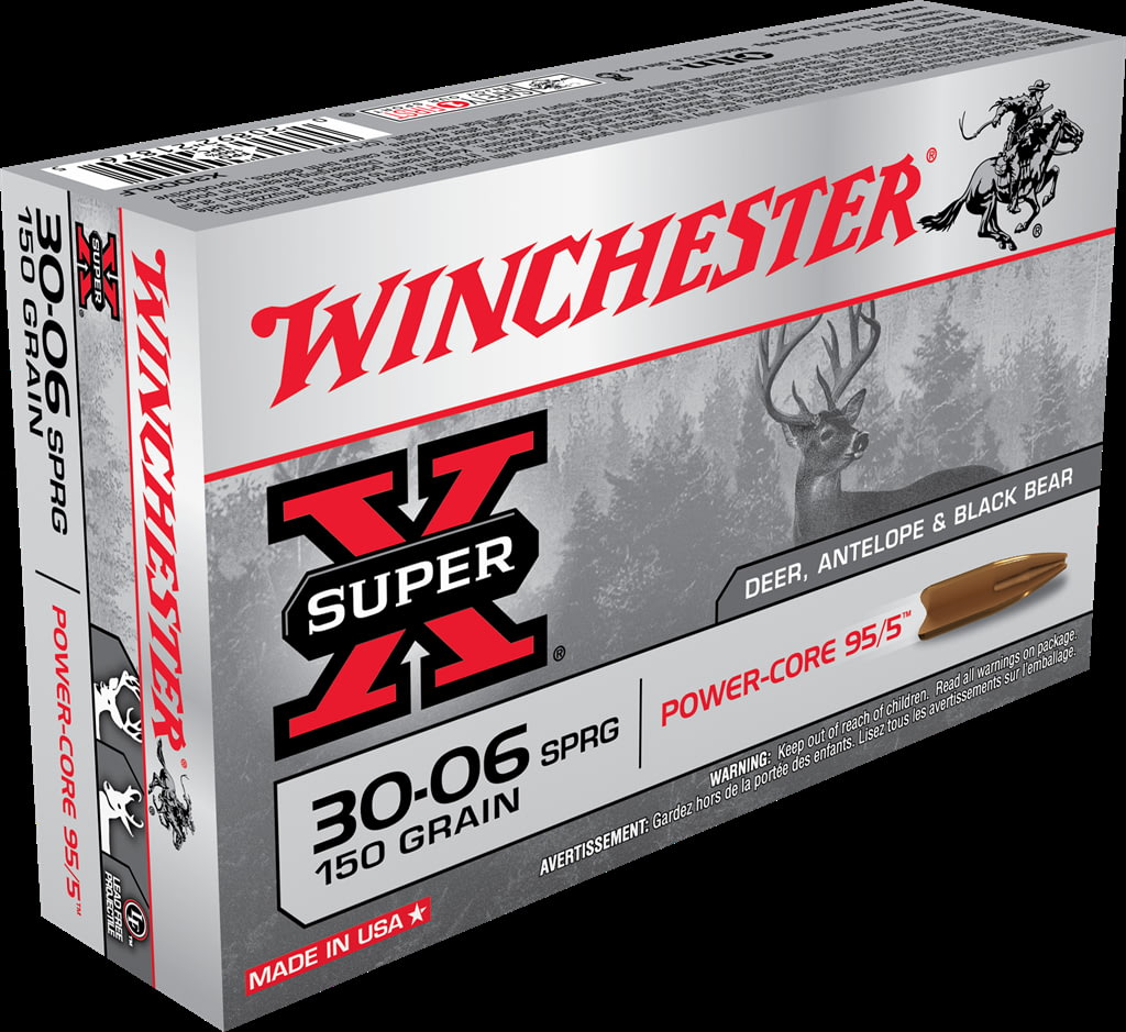 Winchester POWER CORE 95-5 .30-06 Springfield 150 grain Power-Core 95/5 Protected Hollow Point Centerfire Rifle Ammunition