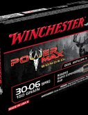 Winchester POWER MAX BONDED .30-06 Springfield 150 grain Notched Protected Hollow Point Brass Cased Centerfire Rifle Ammunition