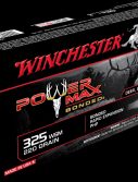 Winchester POWER MAX BONDED .325 Winchester Short Magnum 220 grain Bonded Rapid Expansion Protected Hollow Point Centerfire Rifle Ammunition