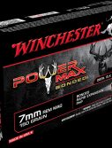 Winchester POWER MAX BONDED 7mm Remington Magnum 150 grain Bonded Rapid Expansion Protected Hollow Point Centerfire Rifle Ammunition