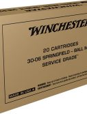 Winchester SERVICE GRADE .30-06 Springfield 150 grain Full Metal Jacket Centerfire Rifle Ammunition