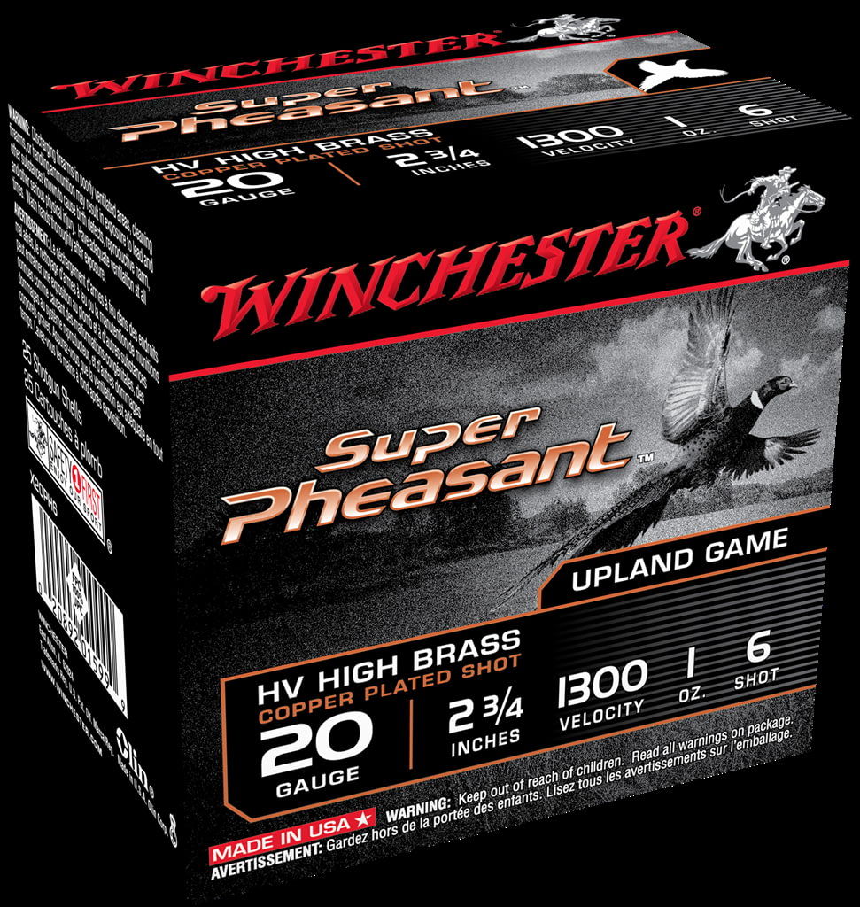 Winchester SUPER PHEASANT 20 Gauge 1 oz 2.75" Centerfire Shotgun Ammunition