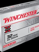 Winchester SUPER-X HANDGUN .32 S&W 85 grain Lead Round Nose Brass Cased Centerfire Pistol Ammunition