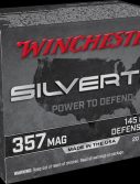 Winchester SUPER-X HANDGUN .357 Magnum 145 grain Silvertip Jacketed Hollow Point Centerfire Pistol Ammunition