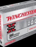 Winchester SUPER-X HANDGUN .38 Special 125 grain WinClean Enclosed Base Centerfire Pistol Ammunition