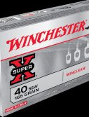 Winchester SUPER-X HANDGUN .40 S&W 165 grain WinClean Enclosed Base Centerfire Pistol Ammunition