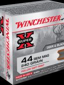 Winchester SUPER-X HANDGUN .44 Magnum 240 grain Hollow Soft Point Centerfire Pistol Ammunition
