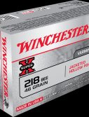 Winchester SUPER-X RIFLE .218 Bee 46 grain Jacketed Hollow Point Centerfire Rifle Ammunition