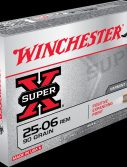 Winchester SUPER-X RIFLE .25-06 Remington 90 grain Positive Expanding Point Brass Cased Centerfire Rifle Ammunition
