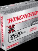 Winchester SUPER-X RIFLE .25-20 Winchester 86 grain Jacketed Soft Point Centerfire Rifle Ammunition