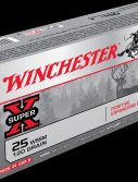 Winchester SUPER-X RIFLE .25 Winchester Super Short Magnum 120 grain Positive Expanding Point Brass Cased Centerfire Rifle Ammunition