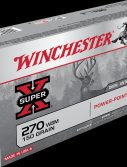 Winchester SUPER-X RIFLE .270 Winchester Short Magnum 150 grain Power-Point Brass Cased Centerfire Rifle Ammunition