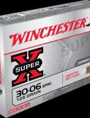 Winchester SUPER-X RIFLE .30-06 Springfield 125 grain Jacketed Soft Point Brass Cased Centerfire Rifle Ammunition