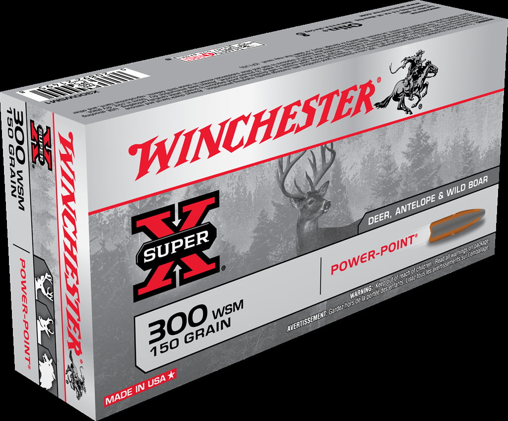 Winchester SUPER-X RIFLE .300 Winchester Short Magnum 150 grain Power-Point Centerfire Rifle Ammunition