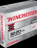 Winchester SUPER-X RIFLE .32-20 Winchester 100 grain Lead Flat Nose Brass Cased Centerfire Rifle Ammunition
