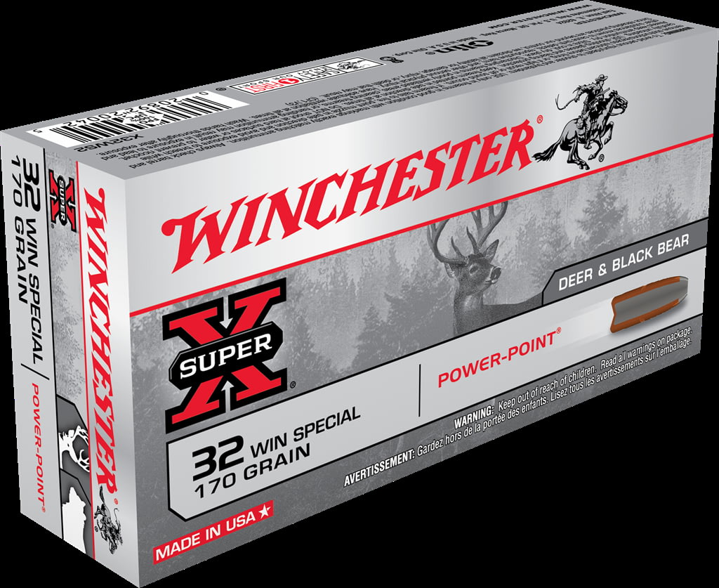 Winchester SUPER-X RIFLE .32 Winchester Special 170 grain Power-Point Centerfire Rifle Ammunition