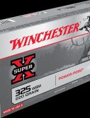 Winchester SUPER-X RIFLE .325 Winchester Short Magnum 220 grain Power-Point Brass Cased Centerfire Rifle Ammunition