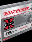 Winchester SUPER-X RIFLE .338 Winchester Magnum 200 grain Power-Point Centerfire Rifle Ammunition
