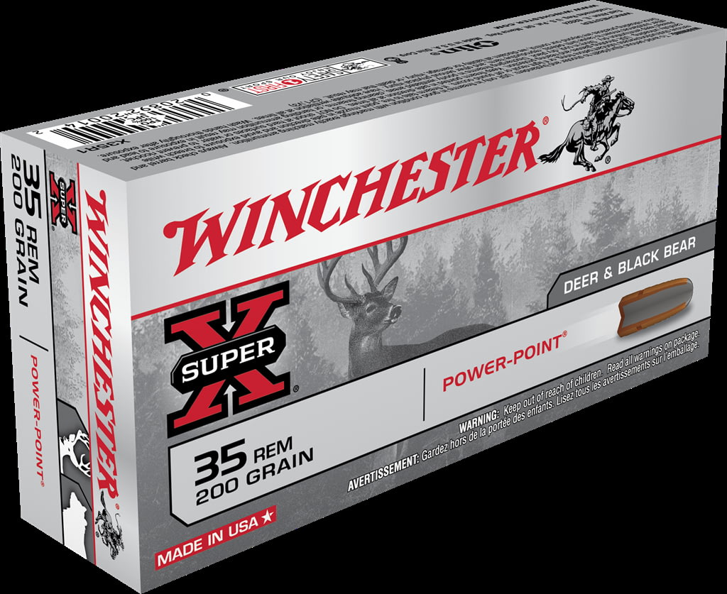 Winchester SUPER-X RIFLE .35 Remington 200 grain Power-Point Centerfire Rifle Ammunition