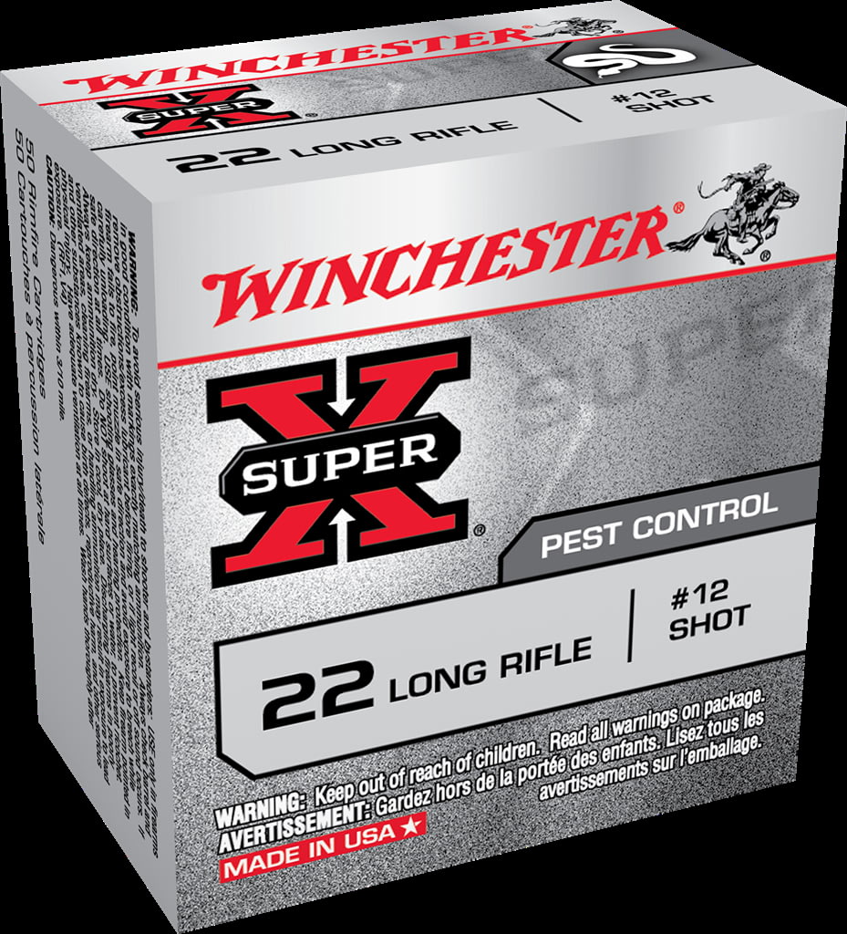Winchester SUPER-X RIMFIRE .22 Long Rifle 25 grain #12 Shot Rimfire Ammunition
