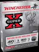 Winchester SUPER-X SHOTSHELL 410 Bore 1/4 oz 3" Centerfire Shotgun Slug Ammunition