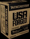 Winchester USA HANDGUN FORGED 9mm Luger 115 grain Full Metal Jacket Centerfire Pistol Ammunition