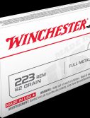 Winchester USA RIFLE .223 Remington 62 grain Full Metal Jacket Centerfire Rifle Ammunition