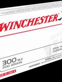 Winchester USA RIFLE .300 AAC Blackout 200 grain Full Metal Jacket Centerfire Rifle Ammunition