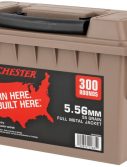 Winchester USA RIFLE 5.56x45mm NATO 55 grain FMJ Centerfire Rifle Ammunition