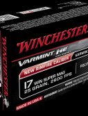 Winchester VARMINT HE .17 Winchester Super Magnum 25 grain Polymer Tip Rimfire Ammunition