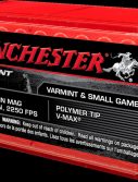 Winchester VARMINT HV .22 Winchester Magnum Rimfire 30 grain Polymer Tip Rimfire Ammunition