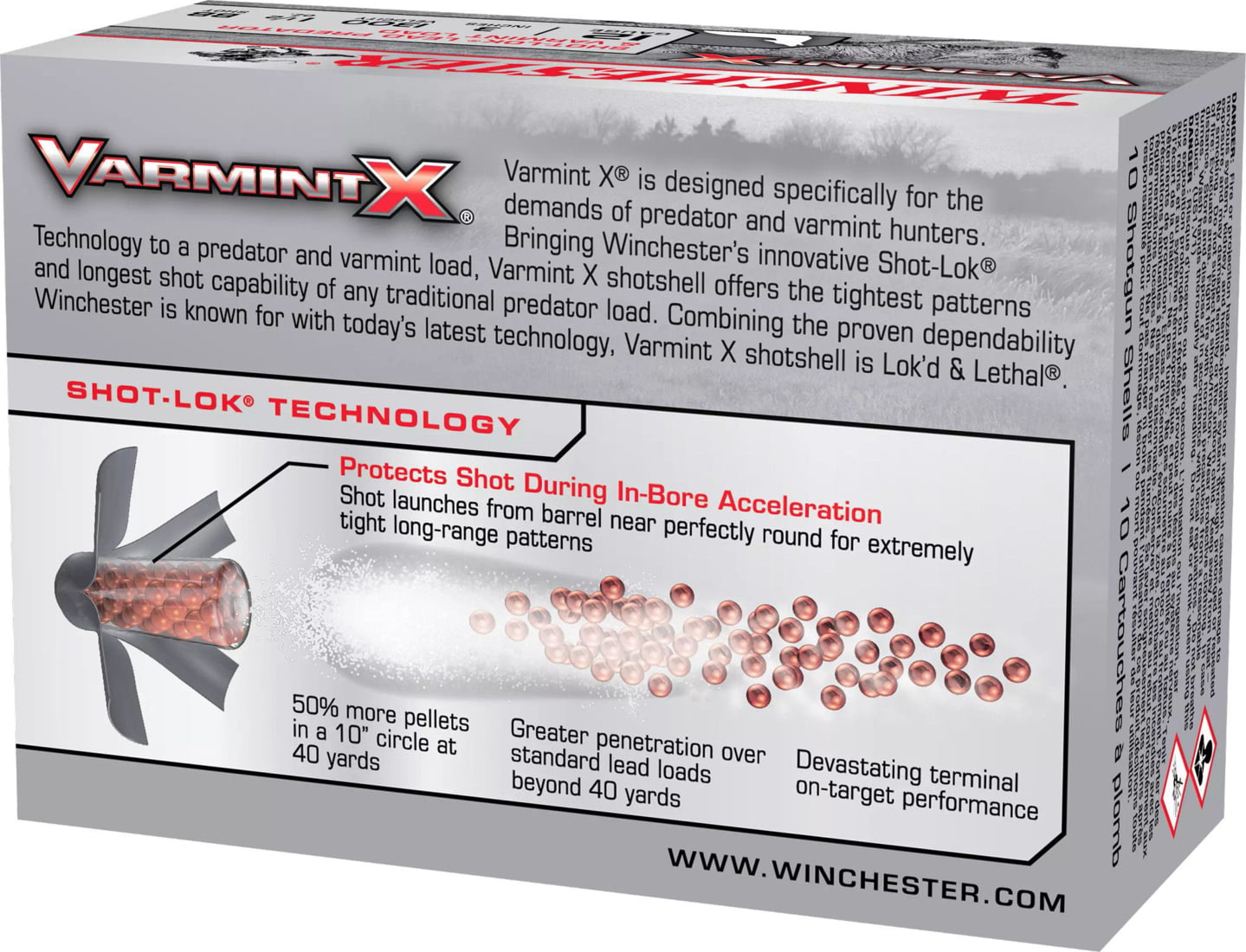 Winchester VARMINT X RIFLE .243 Winchester 58 grain Rapid Expansion Polymer Tip Centerfire Rifle Ammunition