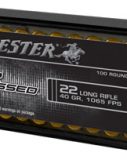 Winchester Win Ammo Super Supressed .22lr 1255fps. 40gr. Lead Hp 100-pk.