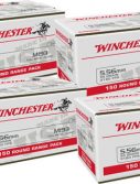 Winchester Win Ammo Usa 5.56x45 Case Lot 55gr. Fmj 600rd Case